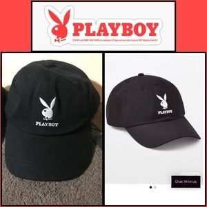 PLAYBOY X PACSUN- UNISEX Strapback Dad Hat (NWT)